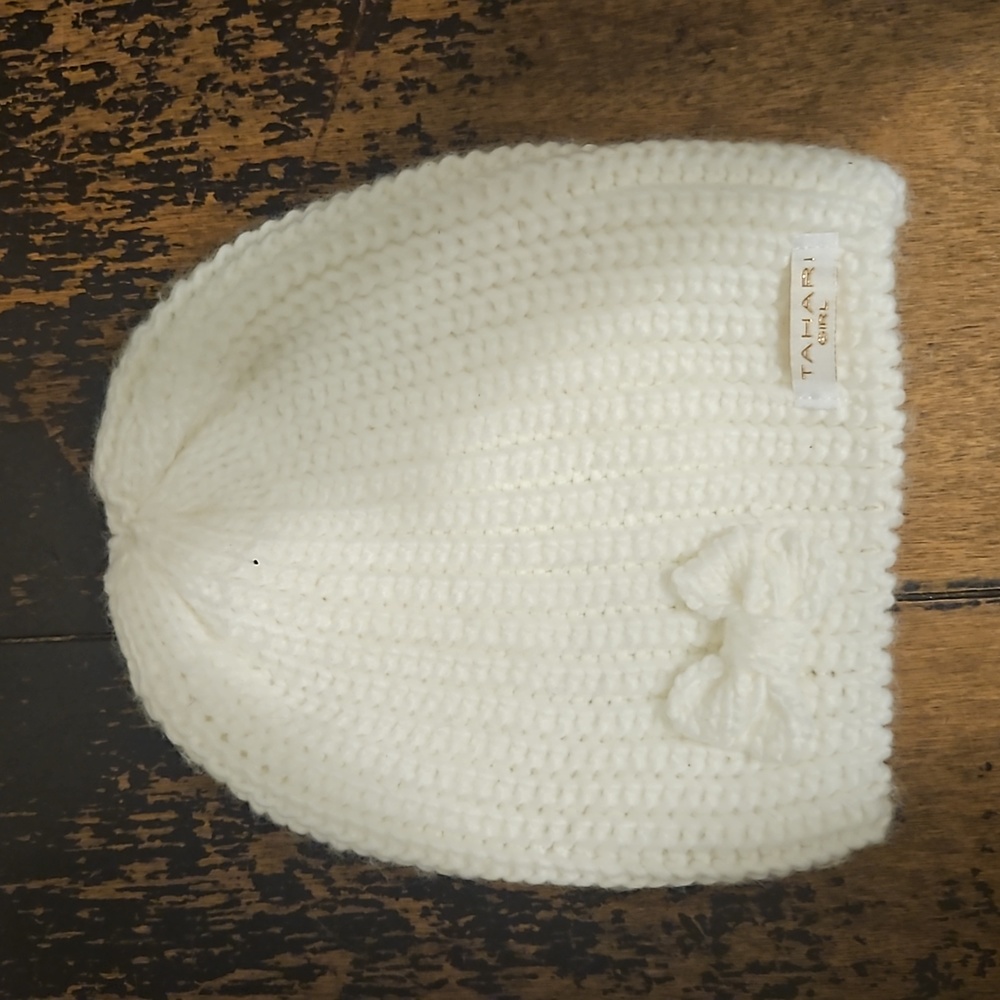 Girls White Hat- Tahari